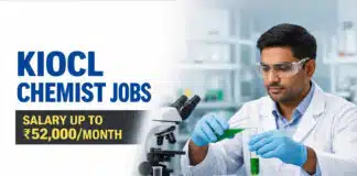 Govt Chemist Jobs at KIOCL | Salary up to ₹52,000/Month Govt Chemist Jobs at KIOCL | Salary up to ₹52,000/Month