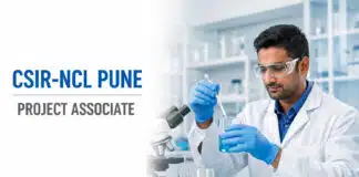 Project Associate at CSIR-NCL Pune | Chemistry Candidates Apply Now Project Associate at CSIR-NCL Pune | Chemistry / Pharma Sciences | Apply by 8 Sep