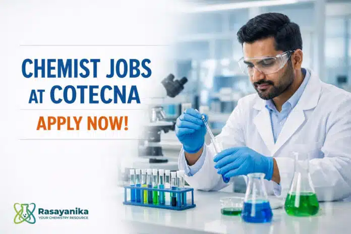 Chemist Jobs at Cotecna | Apply Now Chemist Jobs at Cotecna | Apply Now