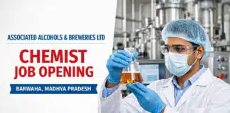 Latest Chemist Job at Associated Alcohols & Breweries Limited | Apply Now Latest Chemist Job at Associated Alcohols & Breweries Limited | Apply Now