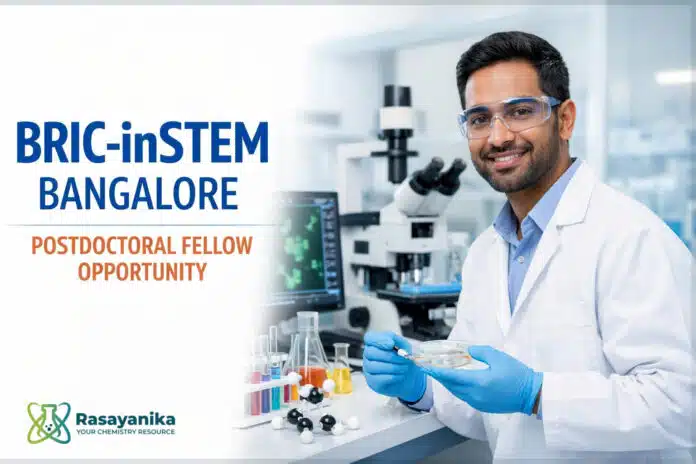 Postdoctoral Fellow at BRIC-inStem Bangalore | Chemical Biology & Systems Cell Biology | Apply by 9 Sep Postdoctoral Fellow at BRIC-inStem Bangalore | Chemical Biology & Systems Cell Biology | Apply by 9 Sep