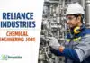 Chemical Engineering Jobs at Reliance | Apply Now Chemical Engineering Jobs at Reliance
