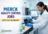 Quality Control Job at Merck | Chemistry Graduates Apply Now Expert Quality Control at Merck Life Science Bengaluru | HPLC/ICP/GC | Chemistry/Biochem/Pharmacy