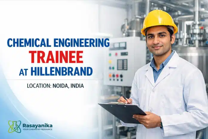 Chemical Engineering Job at Hillenbrand | Apply for Trainee Role Chemical Engineering Job at Hillenbrand | Apply for Trainee Role