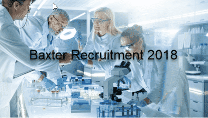 Phd & Msc Chemistry Research Associate Post Vacancy @ Baxter