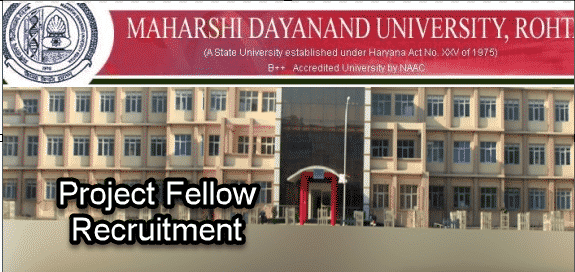 M Pharma Fellow Post Vacant @ Maharshi Dayanand University, Rohtak