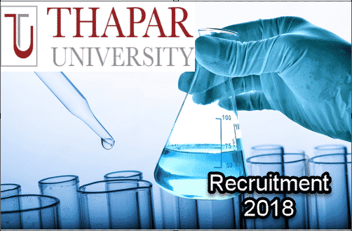 Multiple Post Vacancy @ Thapar Institute of Engineering & Technology