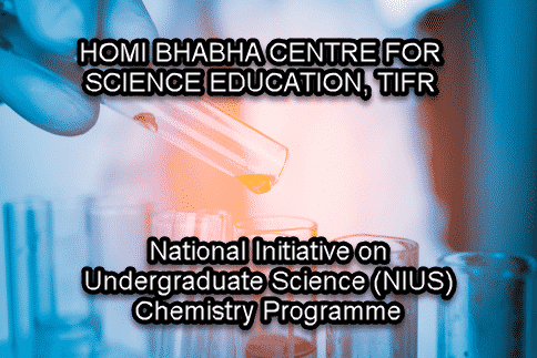 NIUS Chemistry Programme @ Homi Bhabha Center, TIFR