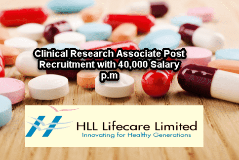 Pharma Jobs With 40,000 Salary p.m @ HLL Lifecare Ltd