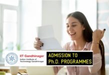 IIT Gandhinagar Phd Admission 2019- Official Notification