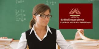 Kendriya Vidyalaya Chemistry Recruitment 2019