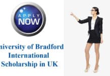 University of Bradford Excellence Scholarship For Chemistry & Pharma