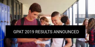 GPAT 2019 Results Announced - Check GPAT Merit List 2019