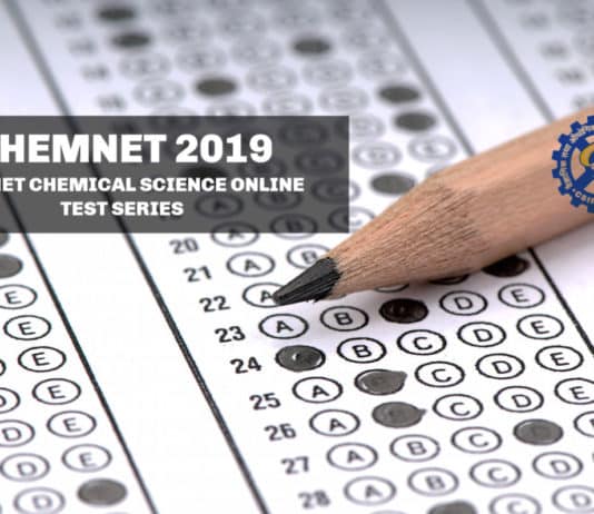 CSIR NET Chemical Science Test Series - CHEMNET 2019