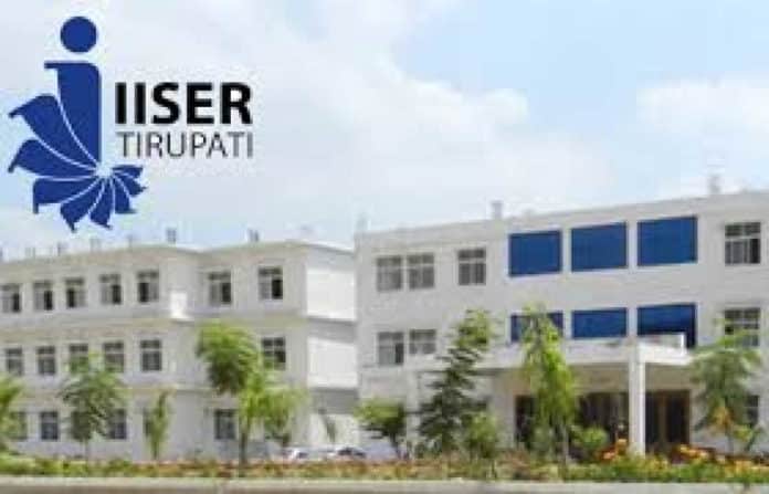 IISER TIRUPATI ADMISSION TO PHD PROGRAM – August 2019