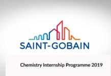 Chemistry Internship Programme @ Saint Gobain Research India Pvt Ltd