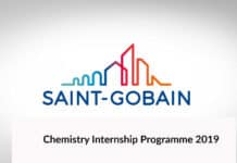 Chemistry Internship Programme @ Saint Gobain Research India Pvt Ltd