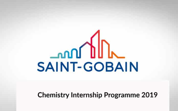 Chemistry Internship Programme @ Saint Gobain Research India Pvt Ltd