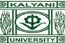 Chemistry Junior Research Fellow Post @ University of Kalyani