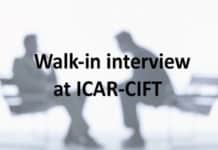 Chemistry Junior Research Fellow Post Vacancy @ ICAR-CIFT