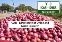 Chemistry Jobs at ICAR - Directorate of Onion and Garlic Research