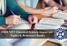 CSIR NET Chemical Science Important Topics & Reference Books