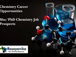 Chemistry Career Opportunities - Msc / PhD Chemistry Job Prospects