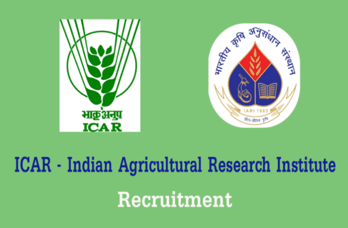 ICAR - Indian Agricultural Research Institute Msc Chemistry Job Opening