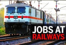 Govt Ministry of Railways Pharma Recruitment 2019