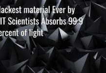 Blackest material Ever by MIT Scientists Absorbs 99.9 Percent of light