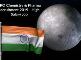 ISRO Chemistry & Pharma Recruitment 2019 - High Salary Job