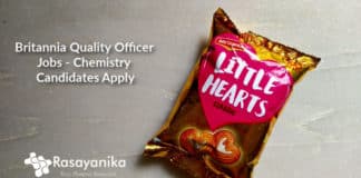 Britannia Quality Officer Jobs - Chemistry Candidates Apply