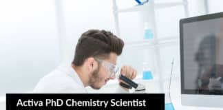 Activa PhD Chemistry Scientist Job Opening - PhD Jobs