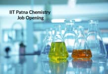 IIT Patna Chemistry Job Opening - Junior Technical Superintendent