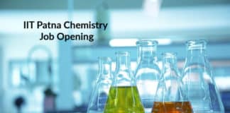 IIT Patna Chemistry Job Opening - Junior Technical Superintendent