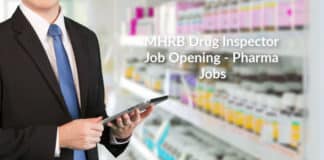 MHRB Drug Inspector Job Opening - Pharma Jobs