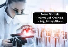 Novo Nordisk Pharma Job Opening - Regulatory Affairs