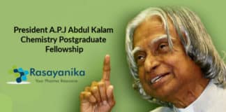 President A.P.J Abdul Kalam Chemistry Postgraduate Fellowship
