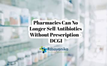 Antibiotics No Longer To Be Sold Without Prescriptions Says DCGI DCGI: No Antibiotics Without Prescription