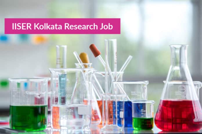 IISER Kolkata Research Job Opening – Msc Chemistry Job 2019