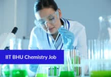 IIT BHU Chemistry Job - Chemistry Project Assistant Job