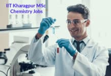 IIT Kharagpur MSc Chemistry Jobs – Research Fellow