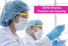 IQVIA Pharma Freshers Job Opening - Pharma Analyst Post