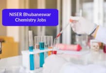 NISER Bhubaneswar Chemistry Jobs - Junior Research Fellow