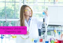 Presidency University Chemistry Job - Research Fellow