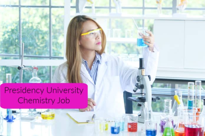 Presidency University Chemistry Job - Research Fellow