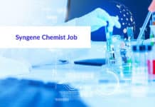 Syngene Chemist Job Opening - Msc Chemistry Job Opening