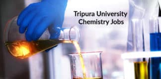 Tripura University Chemistry Jobs - Junior Research Fellow