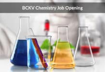 BCKV Chemistry Job Opening - Senior Research Fellow