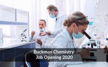 Buckman Senior Research Scientist Job – Chemistry Buckman Senior Research Scientist Job - Chemistry